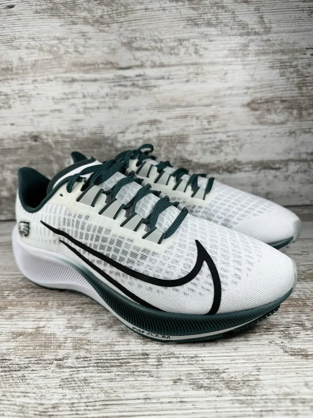 Women's Nike Air Zoom Pegasus 37 Philadelphia Eagles NFL Sneakers Sz 7.5 EUC!